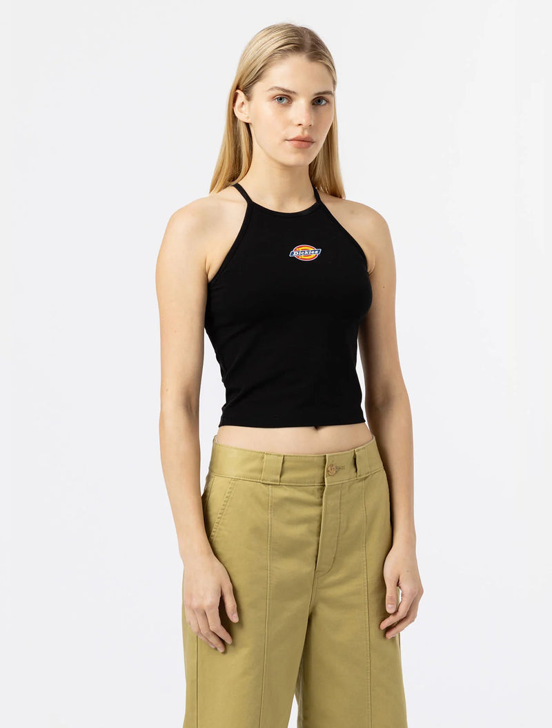 Load image into Gallery viewer, Dickies Women's Chain Lake Vest Tank Top Black DK0A4XNPBLK1
