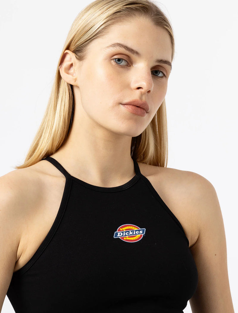 Load image into Gallery viewer, Dickies Women's Chain Lake Vest Tank Top Black DK0A4XNPBLK1
