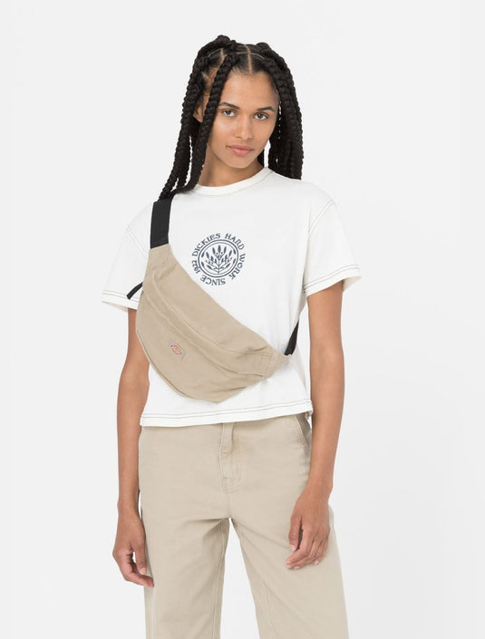 Dickies Unisex Duck Canvas Cross Body Bum Bag Desert Sand DK0A4XOYDS01