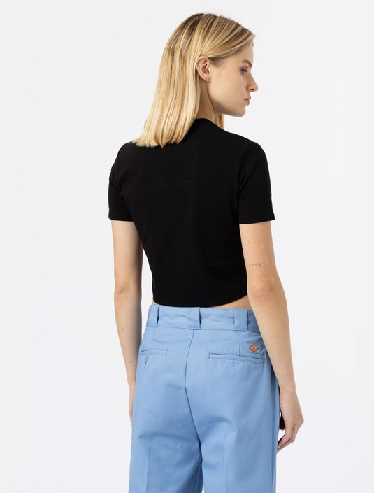 Dickies Women's Maple Valley Short Sleeve T-Shirt Black DK0A4XPOBLK1