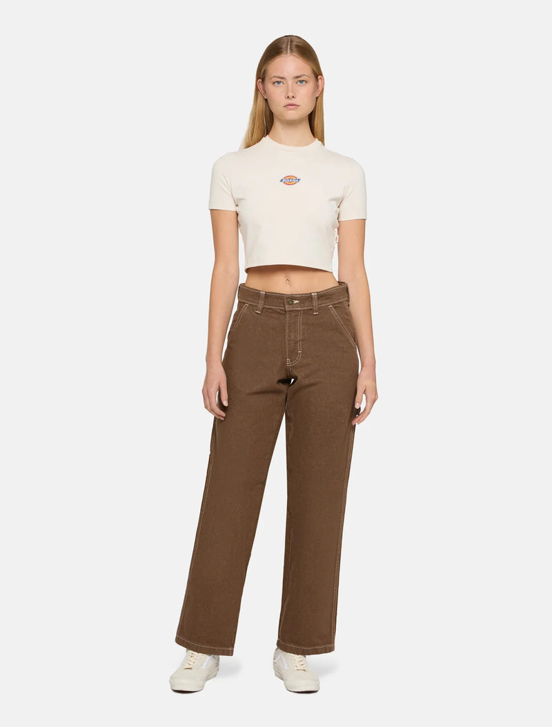Load image into Gallery viewer, Dickies Women's Maple Valley T-Shirt White Cap Grey DK0A4XPOF901
