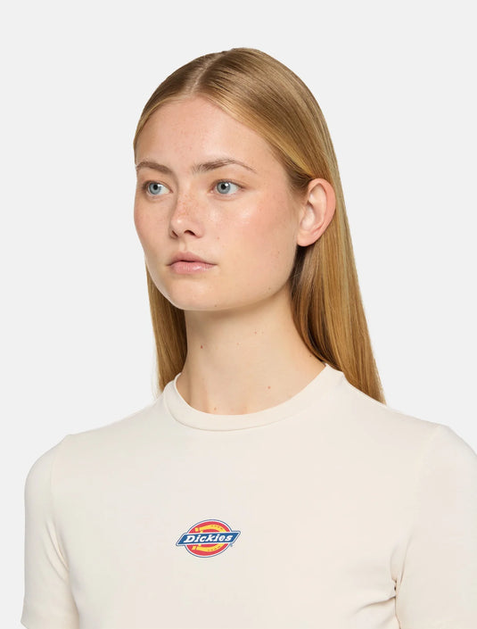 Dickies Women's Maple Valley T-Shirt White Cap Grey DK0A4XPOF901