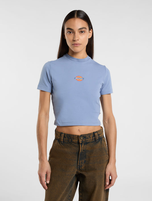 Dickies Women's Maple Valley Short Sleeve T-Shirt Coronet Blue DK0A4XPOK371