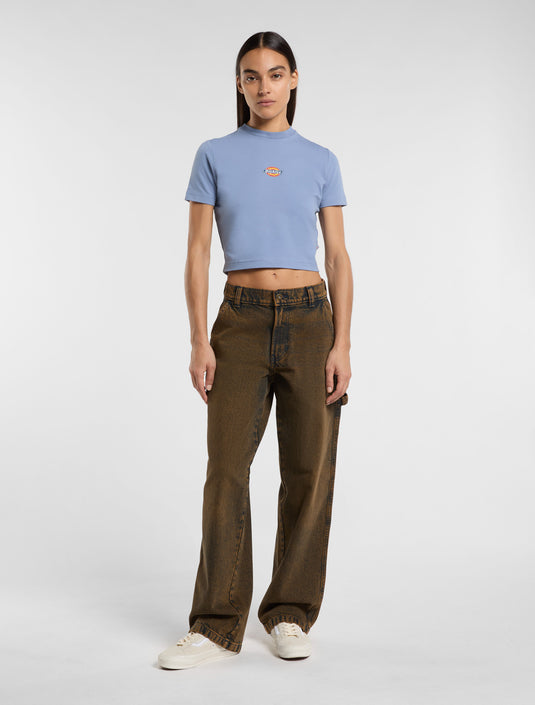Dickies Women's Maple Valley Short Sleeve T-Shirt Coronet Blue DK0A4XPOK371