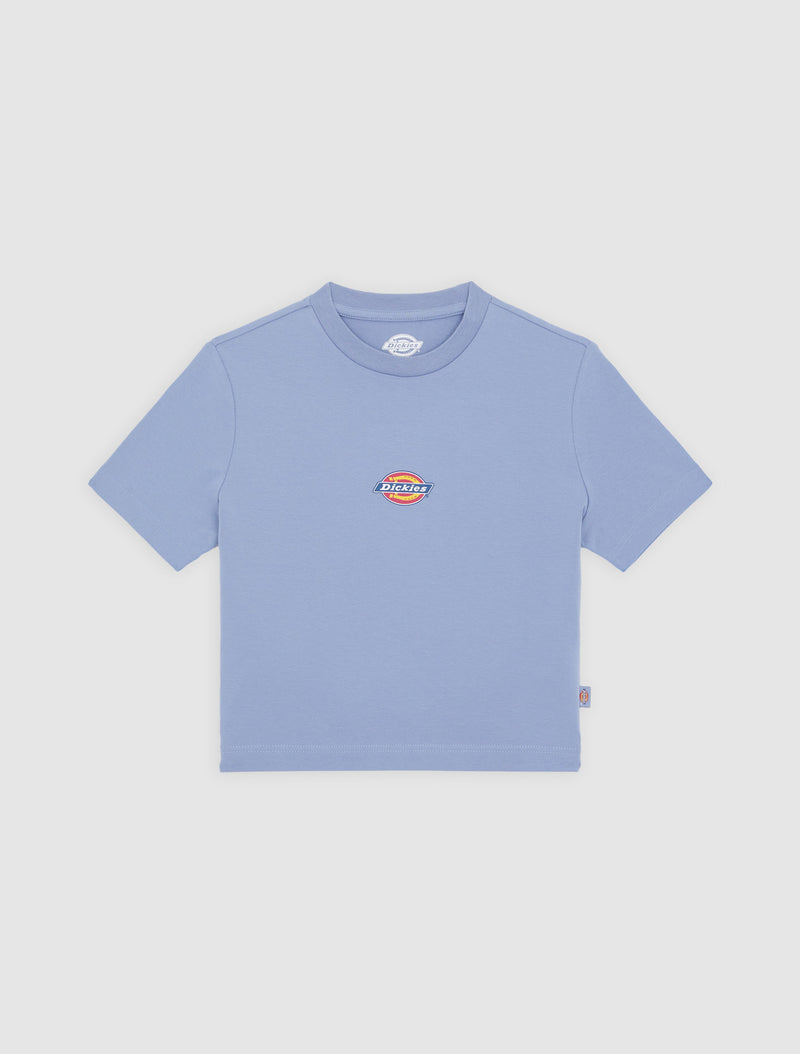 Load image into Gallery viewer, Dickies Women&#39;s Maple Valley Short Sleeve T-Shirt Coronet Blue DK0A4XPOK371
