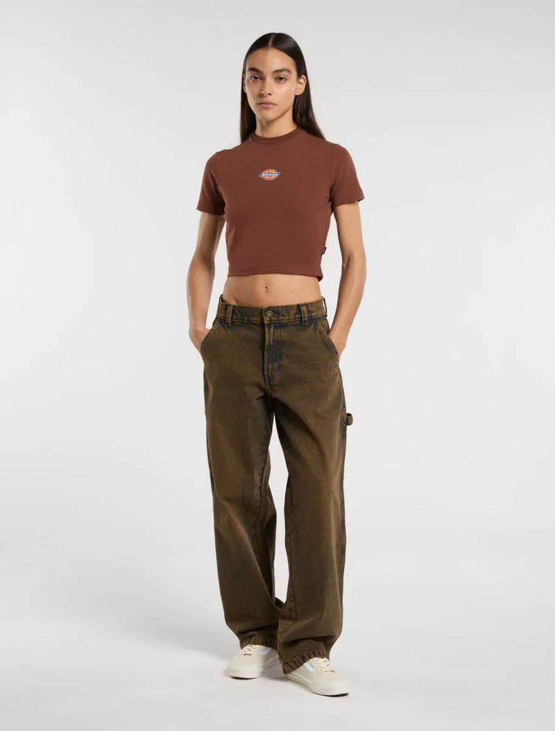 Load image into Gallery viewer, Dickies Women's Maple Valley T-Shirt Brown DK0A4XPOK471
