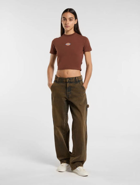 Dickies Women's Maple Valley T-Shirt Brown DK0A4XPOK471