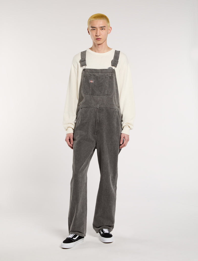 Load image into Gallery viewer, Dickies Men&#39;s Regular Denim Classic Bib Grey DK0A4XYAL22
