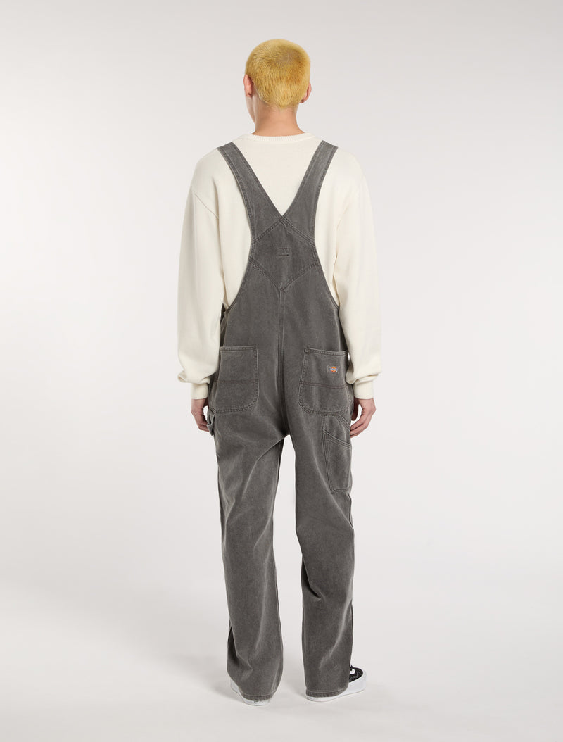Load image into Gallery viewer, Dickies Men&#39;s Regular Denim Classic Bib Grey DK0A4XYAL22
