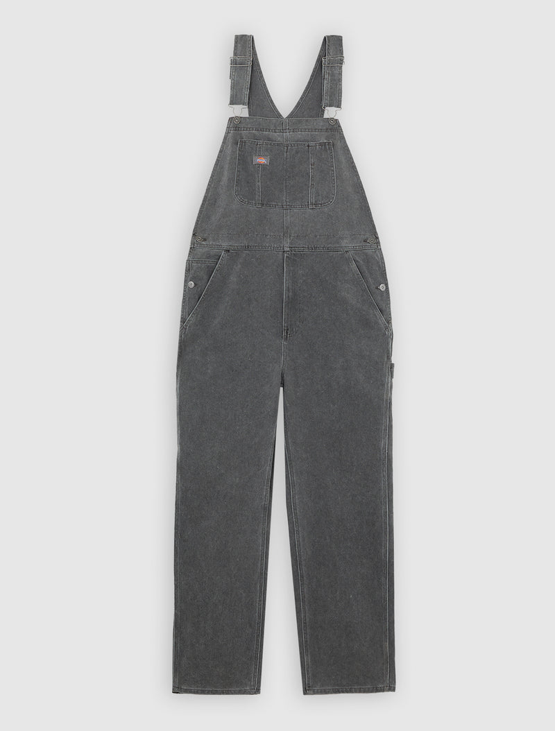 Load image into Gallery viewer, Dickies Men&#39;s Regular Denim Classic Bib Grey DK0A4XYAL22
