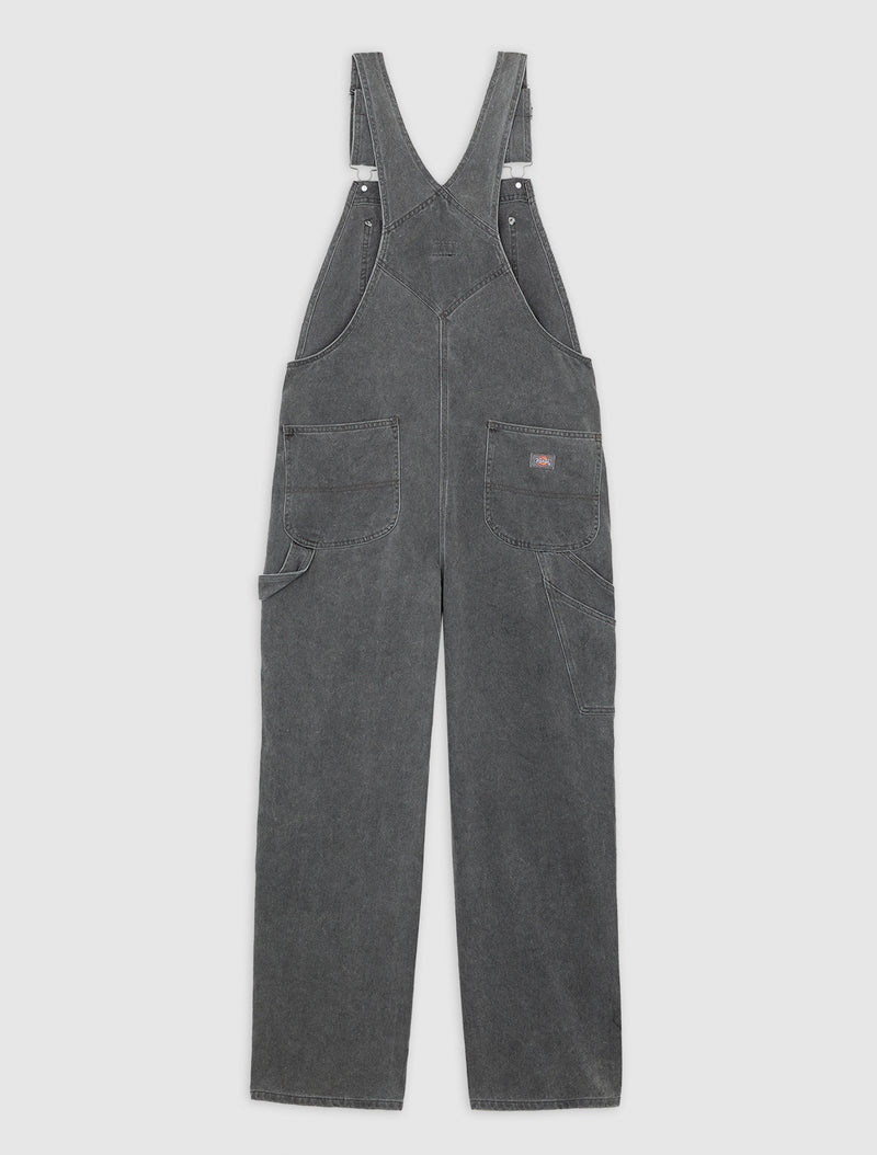 Load image into Gallery viewer, Dickies Men&#39;s Regular Denim Classic Bib Grey DK0A4XYAL22
