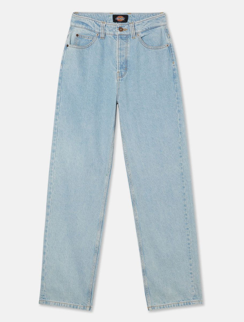 Load image into Gallery viewer, Dickies Women&#39;s Thomasville Denim Trousers Vintage Blue DK0A4XYLC151
