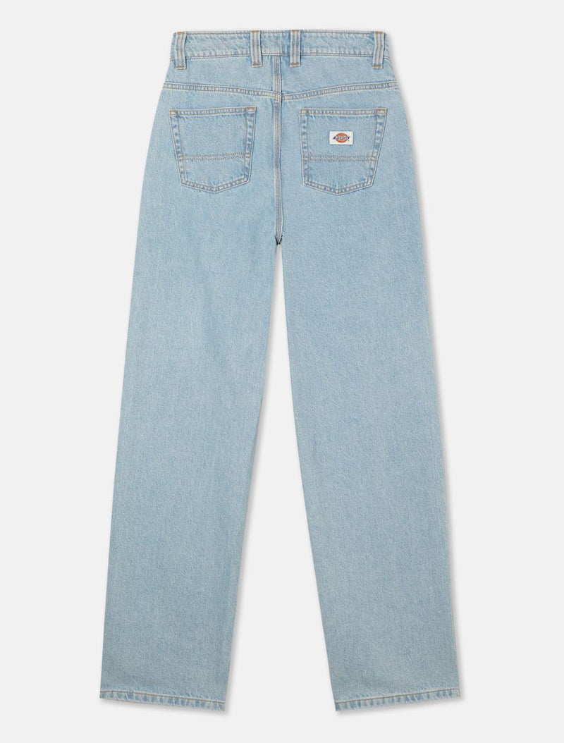 Load image into Gallery viewer, Dickies Women&#39;s Thomasville Denim Trousers Vintage Blue DK0A4XYLC151
