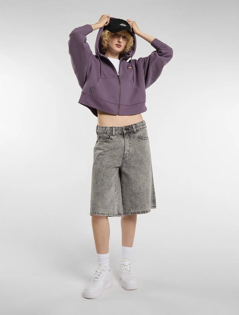 Load image into Gallery viewer, Dickies Women's Oakport Zip Hoodie Vintage Violet DK0A4Y1ZL79
