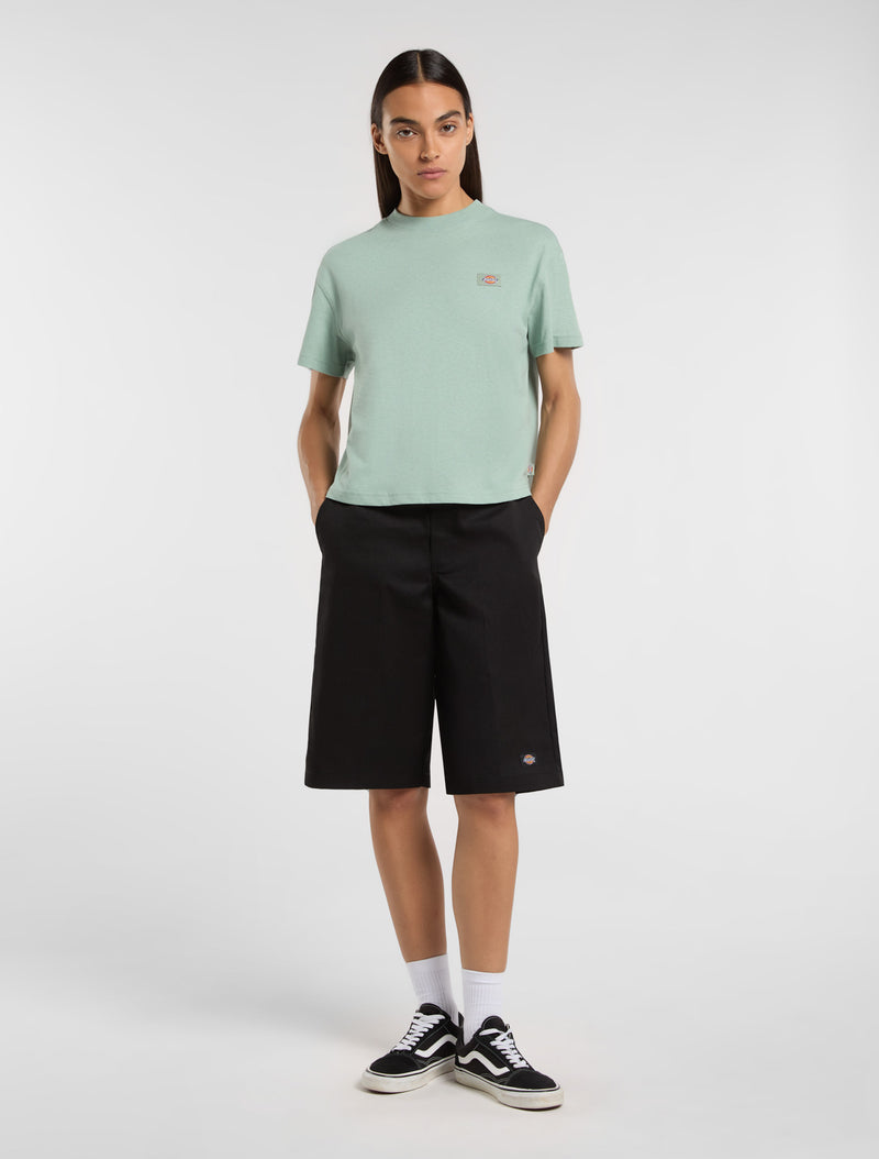 Load image into Gallery viewer, Dickies Women&#39;s Oakport Short Sleeve T-Shirt Light Blue DK0A4Y8LK361
