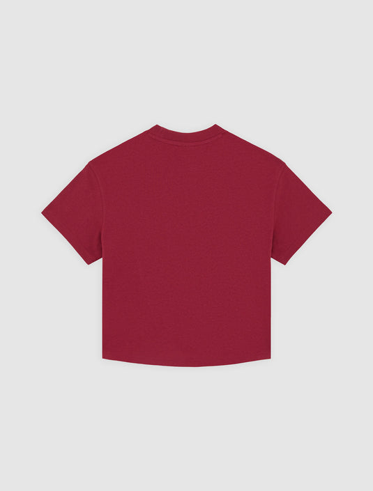 Dickies Women's Oakport Boxy T-Shirt Tibetan Red DK0A4Y8LK74