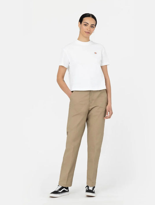 Dickies Women's Oakport Light Weight T-Shirt White DK0A4Y8LWHX