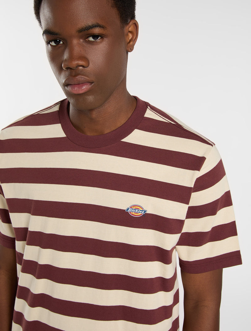 Load image into Gallery viewer, Dickies Men&#39;s Rivergrove Light Weight T-shirt Burgundy DK0A4Y8YL161
