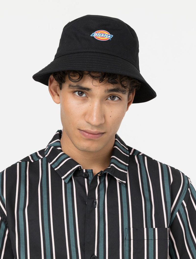 Load image into Gallery viewer, Dickies Unisex Stayton Bucket Hat Black DK0A4Y9KBLK
