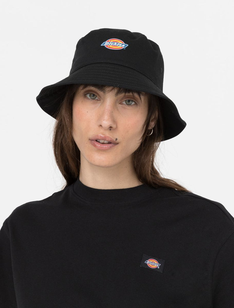 Load image into Gallery viewer, Dickies Unisex Stayton Bucket Hat Black DK0A4Y9KBLK
