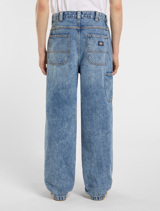 Dickies Men's Madison Denim Pants Light Blue DK0A4YECK211