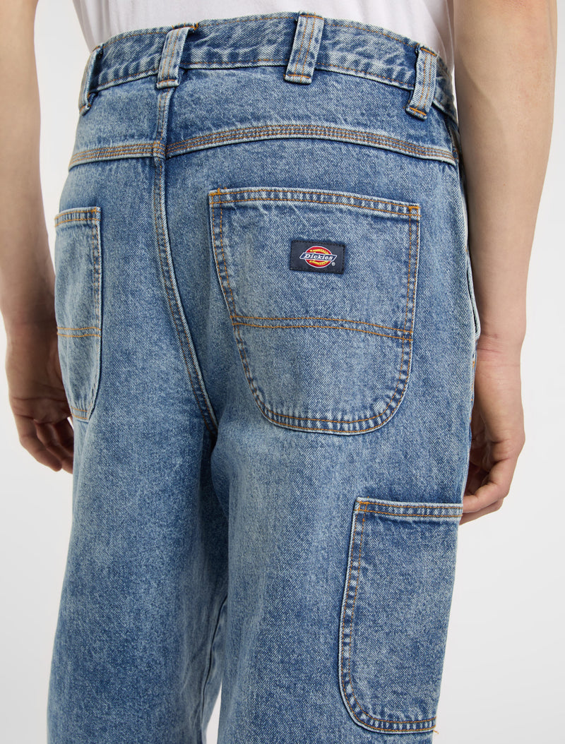 Load image into Gallery viewer, Dickies Men&#39;s Madison Denim Pants Light Blue DK0A4YECK211
