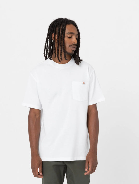 Dickies Men's Luray Pocket T-Shirt White DK0A4YFCWHX