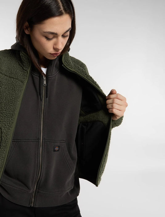 Dickies Women's Mount Hope Fleece Olive Green DK0A4YGNL951