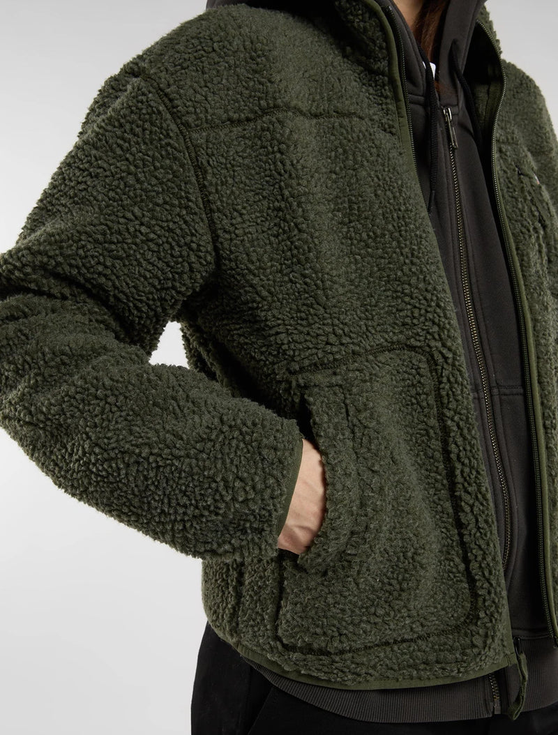 Load image into Gallery viewer, Dickies Women's Mount Hope Fleece Olive Green DK0A4YGNL951
