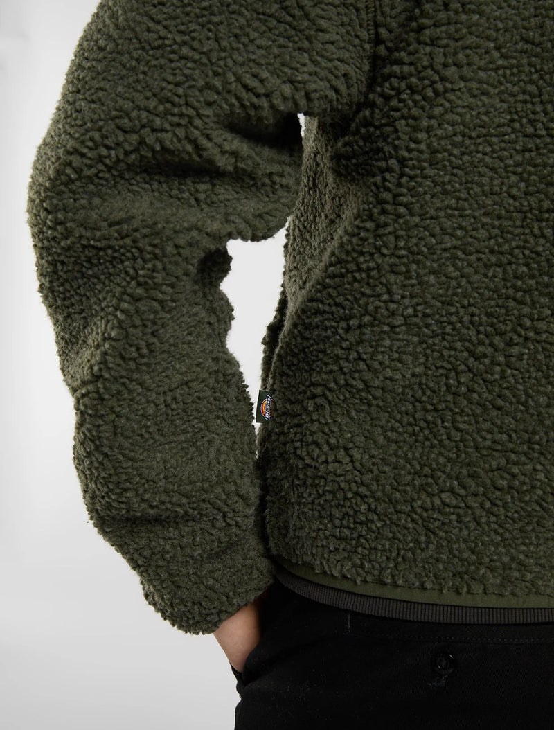 Load image into Gallery viewer, Dickies Women's Mount Hope Fleece Olive Green DK0A4YGNL951
