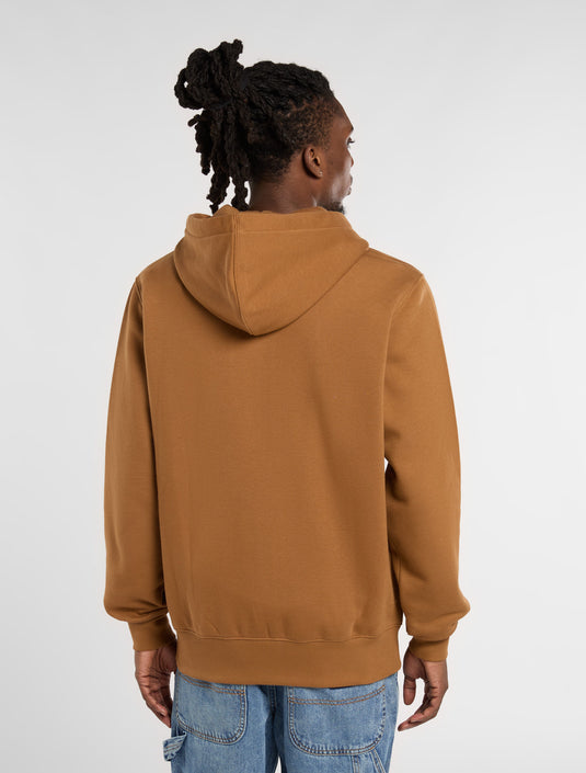 Dickies Men's Summerdale Full-Zip Hoodie Brown Duck DK0A4YQA0BD