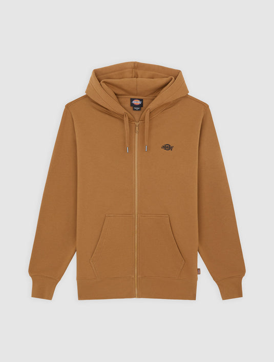 Dickies Men's Summerdale Full-Zip Hoodie Brown Duck DK0A4YQA0BD