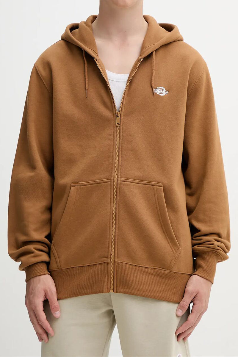 Load image into Gallery viewer, Dickies Men's Summerdale Full-Zip Hoodie Brown Duck DK0A4YQA0BD
