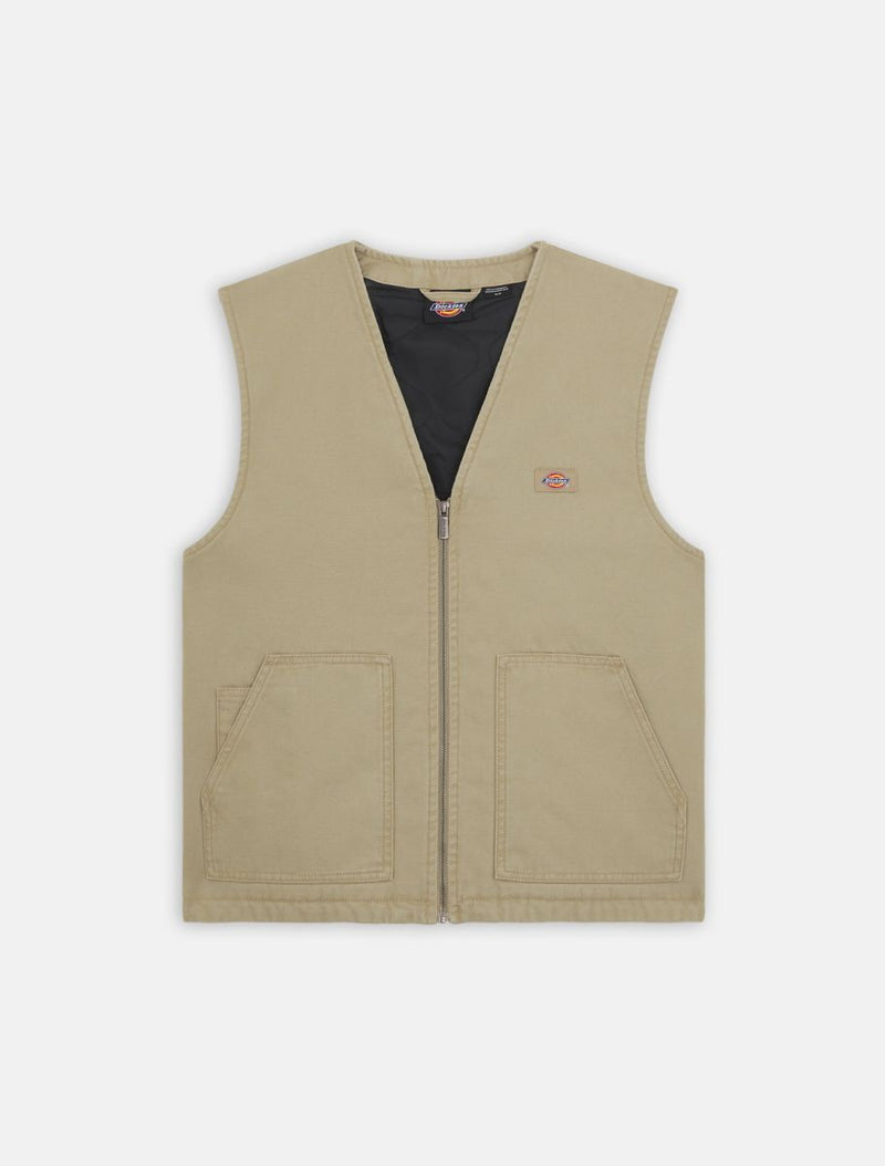 Load image into Gallery viewer, Dickies Duck Canvas Gilet Vest Desert Sand DK0A4YQKF02
