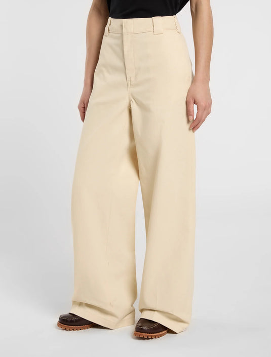 Dickies Women's Wide Leg Pant Wood Ash Pants Sand DK0A4YSEL171