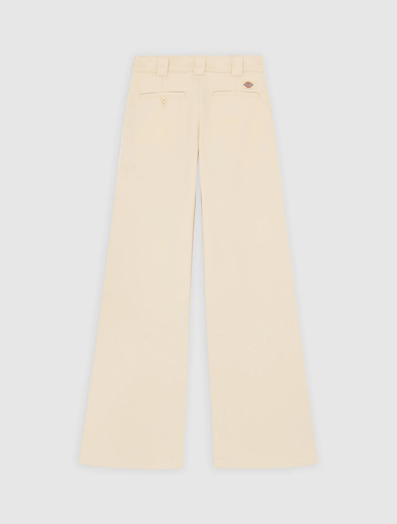 Load image into Gallery viewer, Dickies Women's Wide Leg Pant Wood Ash Pants Sand DK0A4YSEL171
