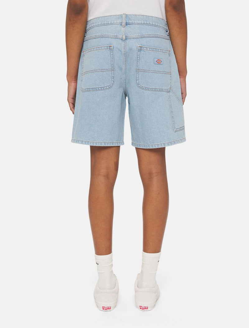 Load image into Gallery viewer, Dickies Women&#39;s Herndon Shorts Vintage Blue DK0A4YSGC151
