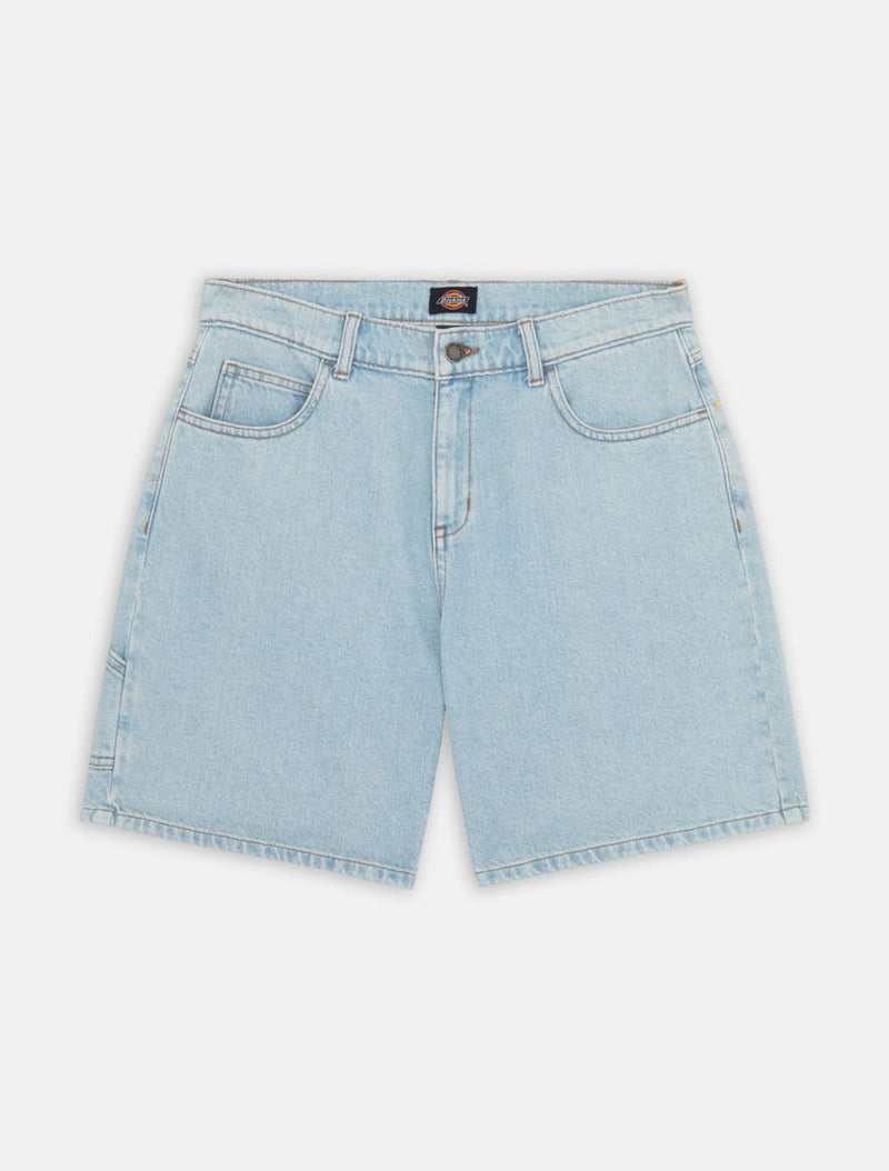 Load image into Gallery viewer, Dickies Women&#39;s Herndon Shorts Vintage Blue DK0A4YSGC151
