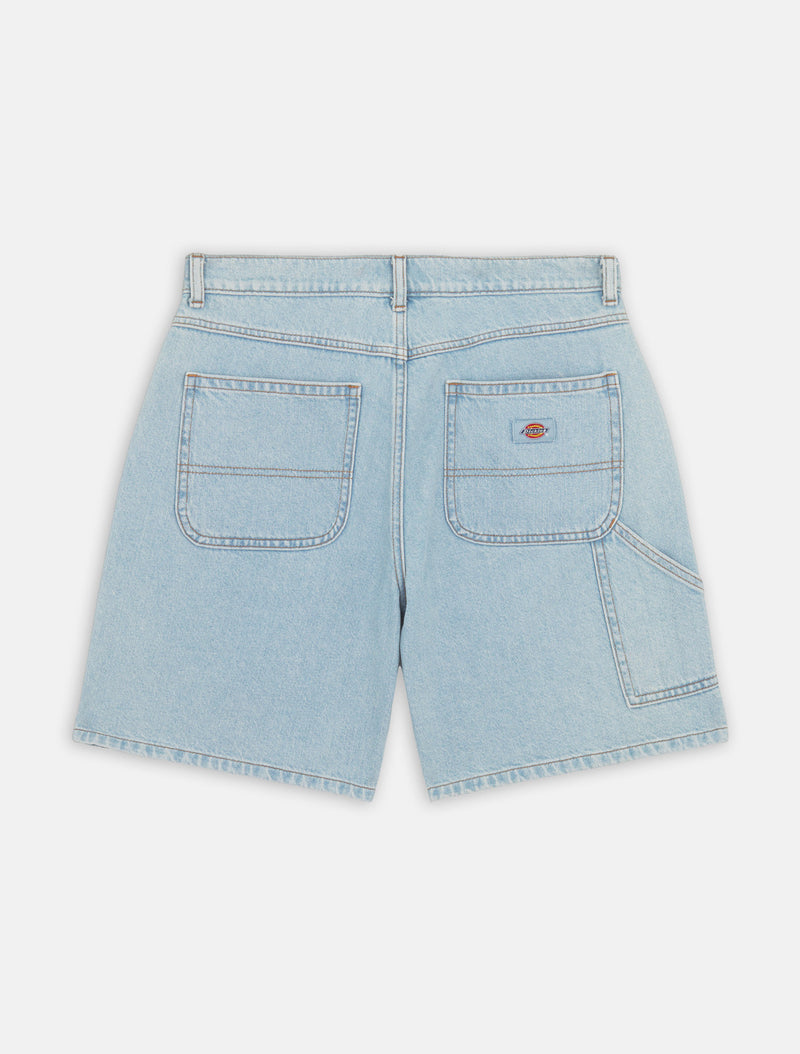 Load image into Gallery viewer, Dickies Women&#39;s Herndon Shorts Vintage Blue DK0A4YSGC151
