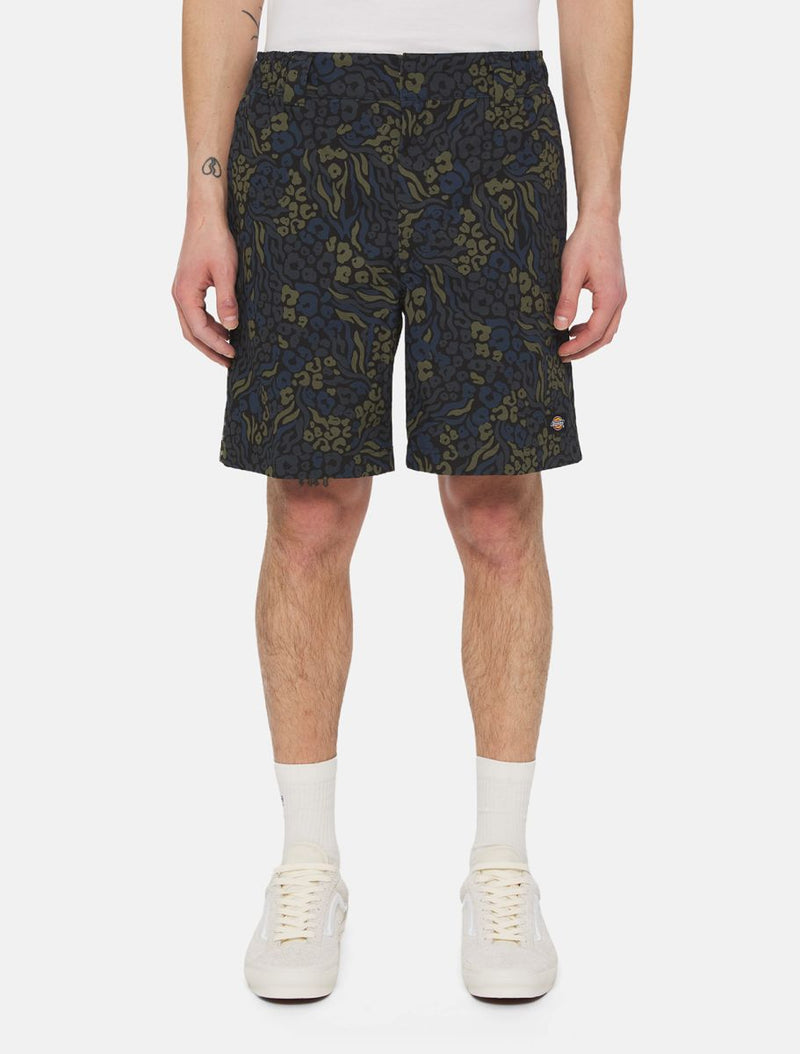 Load image into Gallery viewer, Dickies Men&#39;s Saltville Shorts Blue/Brown DK0A4YSHJ46
