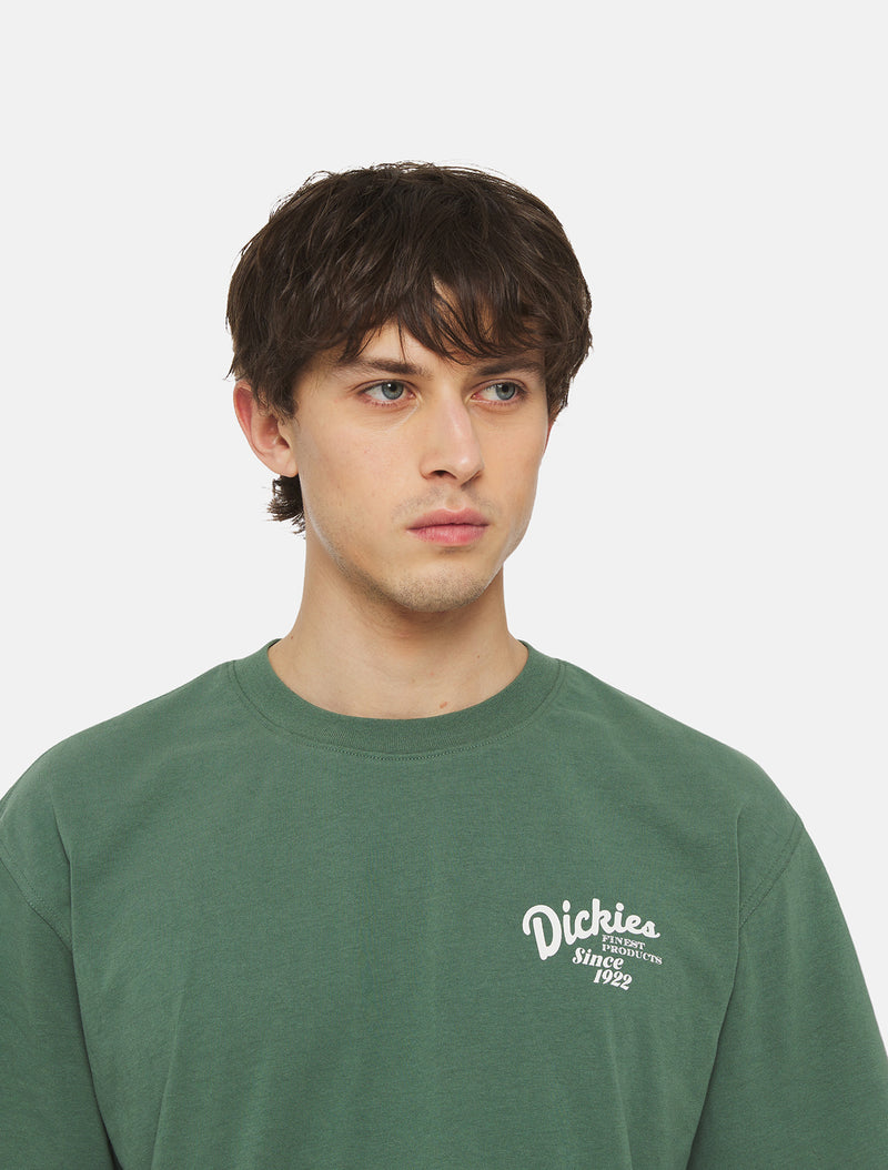Load image into Gallery viewer, Dickies Men&#39;s Raven Short Sleeve T-Shirt Forest DK0A4YYMH151
