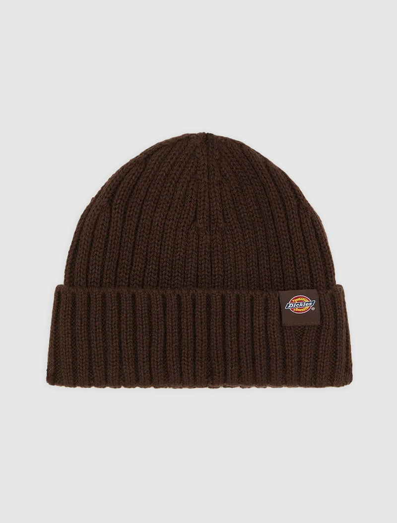 Load image into Gallery viewer, Dickies Unisex Lockwood Beanie Chocolate Brown DK0A4Z20CBX1
