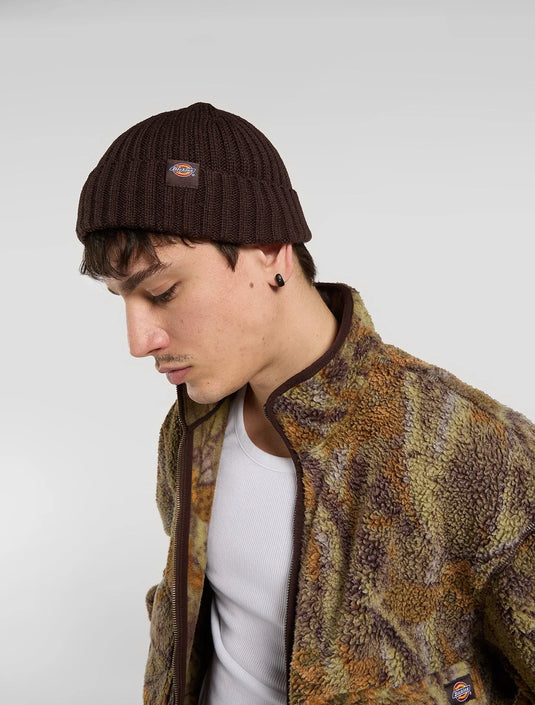 Dickies Unisex Lockwood Beanie Chocolate Brown DK0A4Z20CBX1