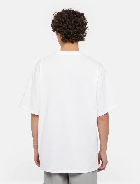 Dickies Men's Clancy Heavyweight T-Shirt White DK0A4Z4L0WH