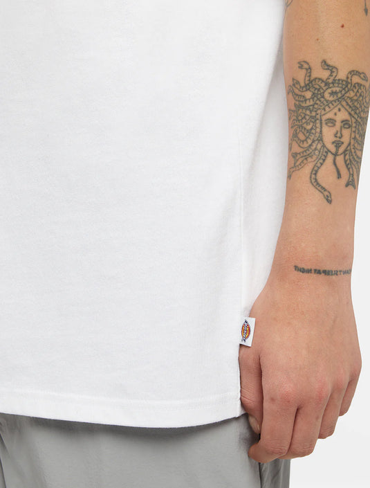 Dickies Men's Clancy Heavyweight T-Shirt White DK0A4Z4L0WH