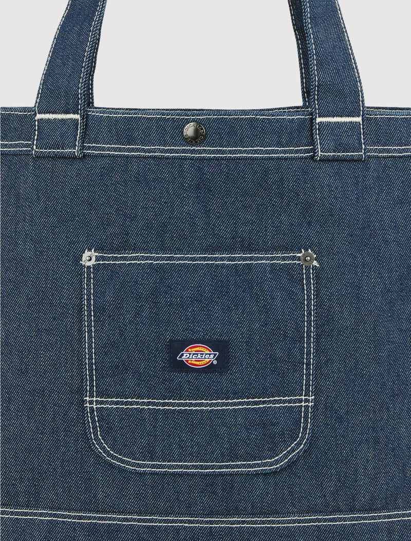 Load image into Gallery viewer, Dickies Unisex Denim Tote Bag Rinsed DK0A4Z6BRIN
