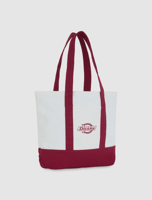 Dickies Unisex Logo Canvas Tote Bag Brick Red DK0A4Z6FK741