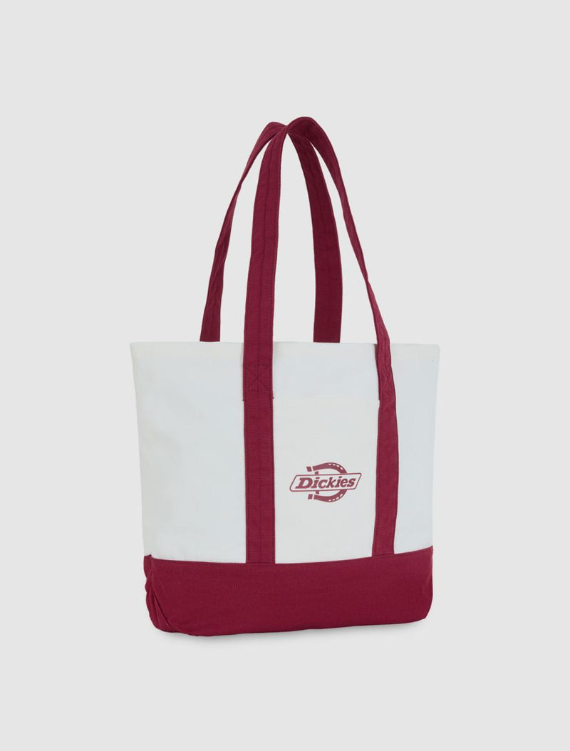 Load image into Gallery viewer, Dickies Unisex Logo Canvas Tote Bag Brick Red DK0A4Z6FK741
