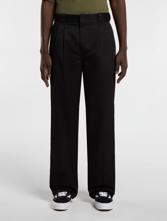 Dickies Men's Unionville Pleated Work Pants Black DK0A4Z7FBLK