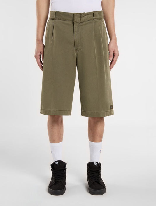 Dickies Men's Unionville 13 Inch Work Shorts Military Green DK0A4Z83MGR